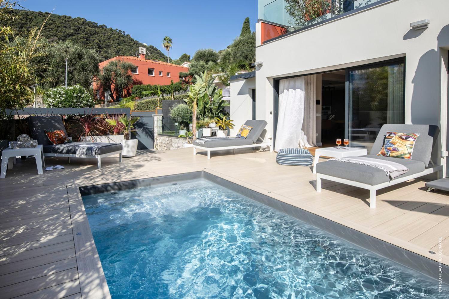Deluxe Villa Graziella 200 M From The Beach Eze Exterior photo